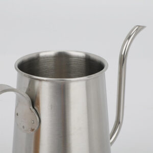 Wooden handle coffee pot 304 stainless steel thickened hand-brewed coffee pot long and thin mouth mocha pot household drip water storage pot - Image 5