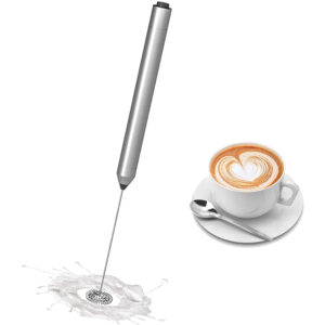 Coffee beater, electric household milk blender, milk lid, milk foaming machine, handheld milk beater with bracket - Image 7