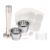 2 cup bodies + powder hammer + 100 aluminum film + PP powder dispenser + brush spoon