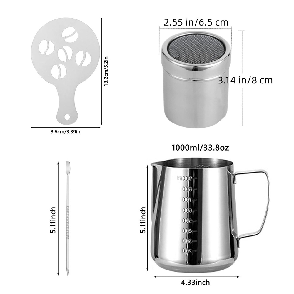 1000ml double-sided scale l garland cup set