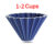 Dark blue for 1-2 people