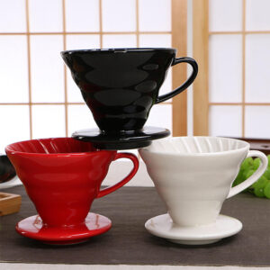 Hand-brewed coffee filter cup V60 filter cup high-grade ceramic filter cup hand-brewed filter hand-brewed coffee cup hand-brewed funnel - Image 3