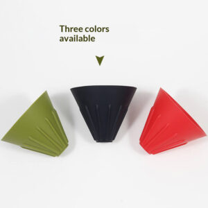 Food grade silicone outdoor portable coffee filter cup household drip filter hand-brewed coffee filter cup - Image 5