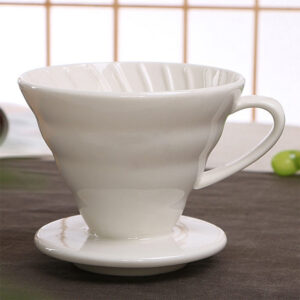 Hand-brewed coffee filter cup V60 filter cup high-grade ceramic filter cup hand-brewed filter hand-brewed coffee cup hand-brewed funnel - Image 5
