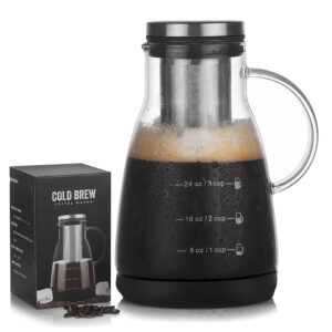 Cold brew pot, glass coffee pot, large-capacity filter extraction pot, brewing utensils, ice drop cold brew bottle, household sharing pot - Image 5