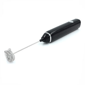 Stainless steel electric milk frother, rechargeable coffee frother, milk frother, household electric milk frother, handheld whisk - Image 6