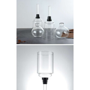 Siphon pot accessories Upper pot siphon coffee pot upper cup lower pot 3/5 servings glass accessories alcohol kettle - Image 6