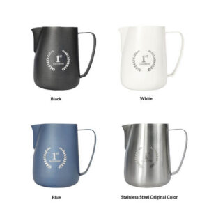 304 stainless steel pull flower tank, black pointed mouth milk foam cup, pull flower cup, 450ml big belly cup, coffee shop milk tank - Image 6
