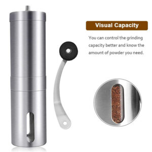 Hand-cranked grinder, manual coffee grinder, grinding set, portable household small hand-cranked grinder - Image 3
