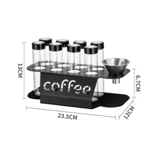 Transparent storage tank display stand, coffee bean display stand, sealed tube, one-way exhaust, portable storage of coffee utensils - Image 7