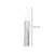 Retractable cloth powder needle-silver