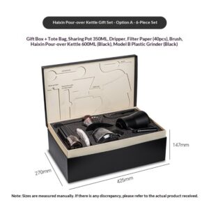 Hand-brewed coffee set gift box, coffee filter pot, brewing pot, bean grinder, electronic scale, gift coffee appliance set - Image 5