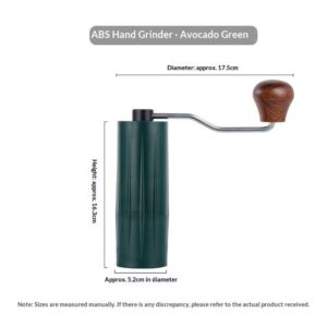 Portable manual coffee grinder stainless steel grinding core hand grinder household ABS coffee bean grinder - Image 5