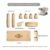 White maple-11-piece modification kit