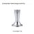 58.3mm silver with needle