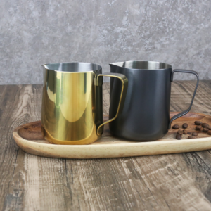 Stainless steel pointed-nose pull flower cup thickened pull flower tank milk foam cup with scale coffee measuring cup professional pull flower appliance - Image 3
