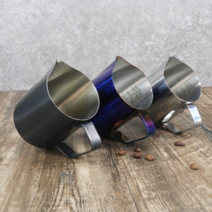 Stainless steel pointed-nose pull flower cup thickened pull flower tank milk foam cup with scale coffee measuring cup professional pull flower appliance - Image 4