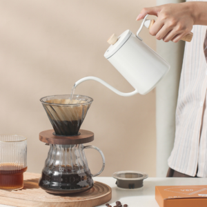 High-value glass coffee pot set, hand-brewed filter coffee sharing pot, gift box, 5-piece coffee appliance set - Image 3
