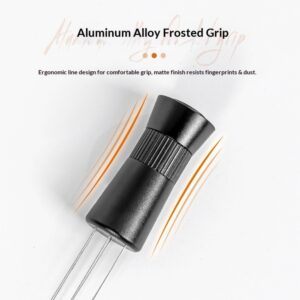 Stainless steel magnetic coffee loose powder needle with base bracket coffee powder stirring loose powder needle cloth powder accessories appliances - Image 4