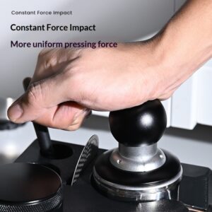 Stainless steel impact coffee powder press hammer 58mm constant suppression coffee powder press professional coffee utensils accessories - Image 4
