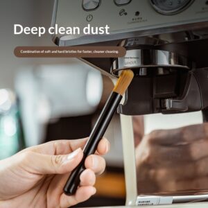 Coffee cleaning powder brush, grinder, coffee machine, brewing head cleaning brush, soft and hard brush, deep cleaning tool - Image 4