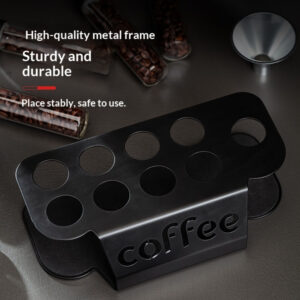 Transparent storage tank display stand, coffee bean display stand, sealed tube, one-way exhaust, portable storage of coffee utensils - Image 3