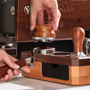 Solid wood drawer powder press seat multifunctional portable storage base coffee handle bracket powder hammer storage base appliance - Image 4
