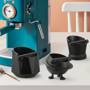 ABS simple black gem coffee grounds box detachable for cleaning small coffee grounds bucket coffee utensils accessories - Image 4