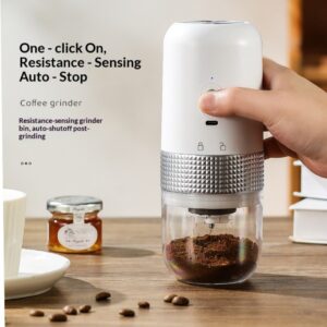 Wireless coffee grinder, portable electric coffee grinder, adjustable thickness, small automatic grinder for coffee beans - Image 3