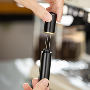 Stainless steel coffee cloth powder needle, coffee loose powder agglomeration blender, hand-brewed coffee, portable telescopic cloth powder needle - Image 4