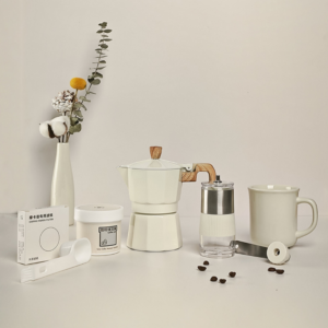 Mocha set, coffee utensils, gift box set, hand grinder, hand-brewed coffee set, coffee maker, cup set - Image 4