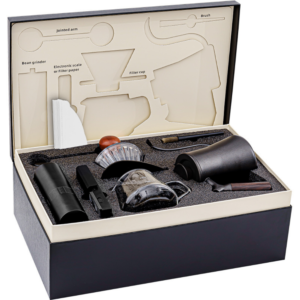 Hand-brewed coffee set gift box, coffee filter pot, brewing pot, bean grinder, electronic scale, gift coffee appliance set - Image 6