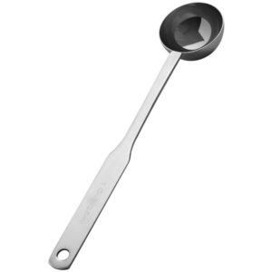 Stainless steel coffee bean spoon measuring spoon thickened with scale long handle coffee roasting measuring spoon food grade special measuring spoon - Image 5