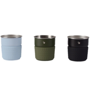 Textured spray plastic coffee cup, multi-color stainless steel coffee cup, outdoor camping household heat insulation and anti-scalding sheathed water cup - Image 5