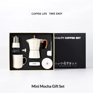 Mocha set, coffee utensils, gift box set, hand grinder, hand-brewed coffee set, coffee maker, cup set - Image 5