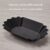 Black plastic bean tray 450g