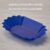 Blue plastic bean tray 450g