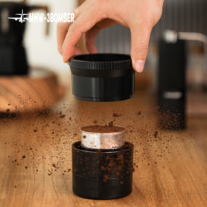 MHW-3BOMBER bomber Mocha pot cyclone powder dispenser powder receiving anti-flying powder filling device single and double valve universal - Image 3