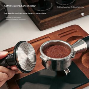 Constant force powder press hammer Coffee impact powder press Italian coffee machine rebound powder press powder hammer 51/53/58mm - Image 3