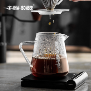 MHW-3BOMBER Bomber hand-brewed coffee pot heat-resistant glass sharing pot hand-brewed coffee utensils 500ml - Image 3