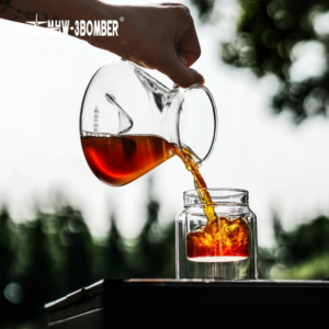 MHW-3BOMBER Bomber Hill hand-brewed coffee sharing pot with scale glass drip coffee maker utensils - Image 3