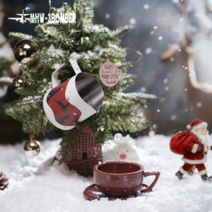 MHW-3BOMBER Bomber Garland Jar Christmas Gift Limited Edition Coffee Garland Cup 600ml original hand-painted - Image 3