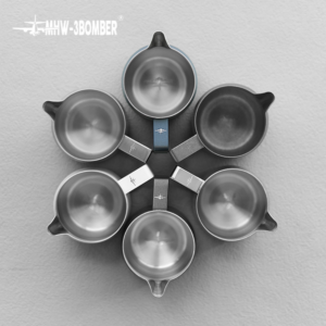 MHW-3BOMBER Bomber stainless steel Pull flower cup Turbine milk tank Eagle Mouth milk foam Cup 450ml - Image 3