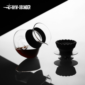 MHW-3BOMBER Bomber Fragrant pot Coffee Hand-brewed sharing pot High borosilicate glass Du Jianning Joint name - Image 3