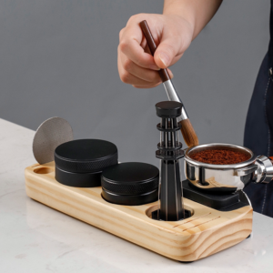 Coffee machine handle, supporting appliances, storage, beech powder press seat, cloth powder holder, auxiliary powder press, coffee filling pad - Image 3