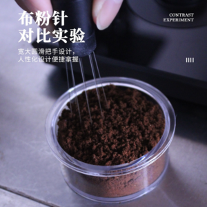 Coffee transparent observation powder bowl observation powder cake cloth powder press powder hammer teaching process display storage box 58mm - Image 3