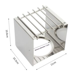 Stainless steel square stove frame, mocha pot, coffee stove frame, wonderful mountaineering stove, gas stove, alcohol lamp, flower teapot stove frame - Image 4