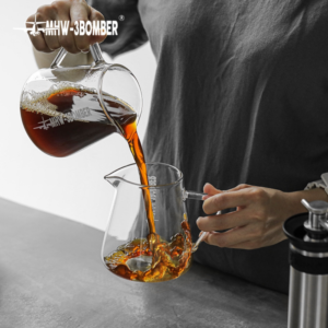 MHW-3BOMBER Bomber hand-brewed coffee pot heat-resistant glass sharing pot hand-brewed coffee utensils 500ml - Image 4
