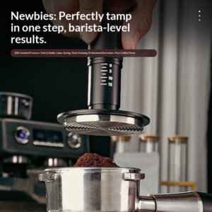 Constant force powder press hammer Coffee impact powder press Italian coffee machine rebound powder press powder hammer 51/53/58mm - Image 4