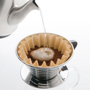 Japanese original KALITA stainless steel basket-shaped cake-shaped hand-brewed coffee filter cup No. 155/185 - Image 4